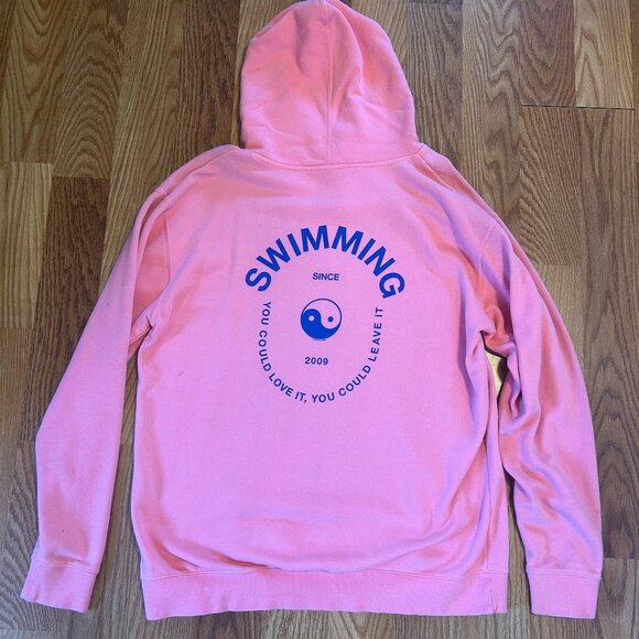 Mac Miller Swimming Pink Sweatshirt  Size XL - Picture 1 of 4